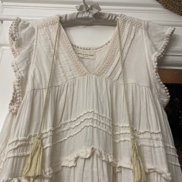 Spell & The Gypsy Hanalei Midi Boho Dress off white - Picture 11 of 17